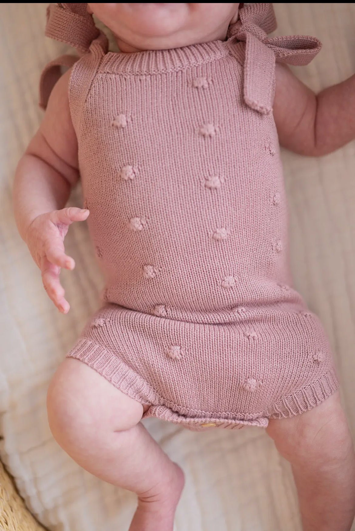 Mauve Pom - Romper