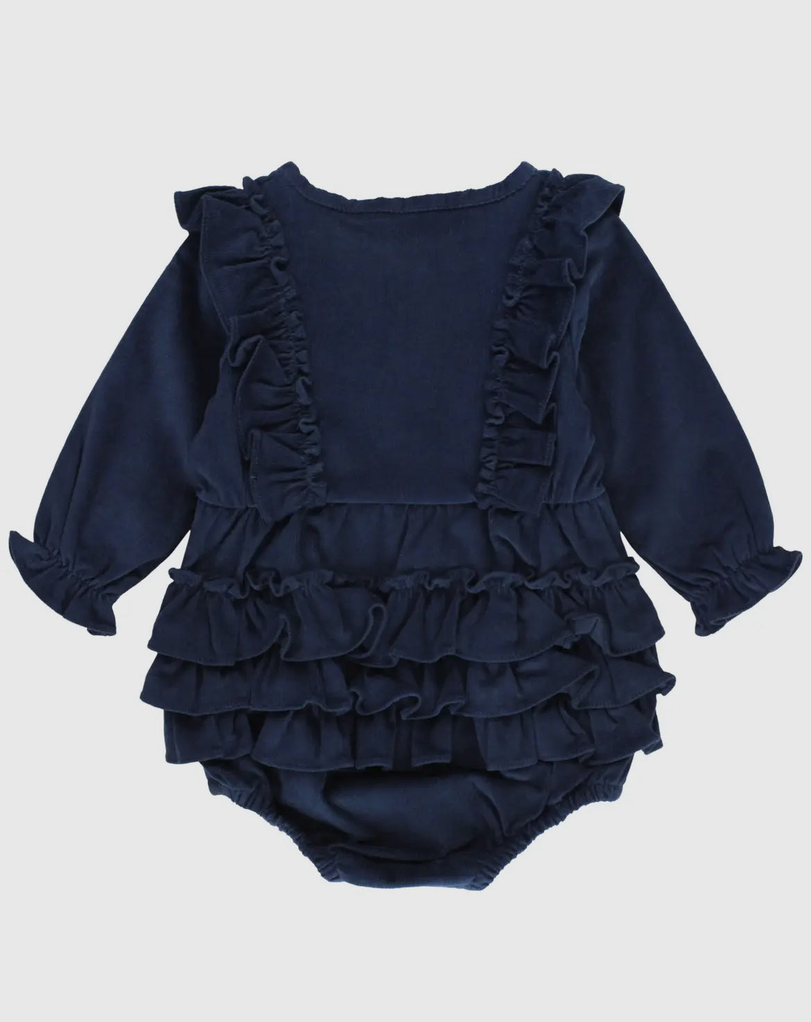 Navy Waterfall Romper