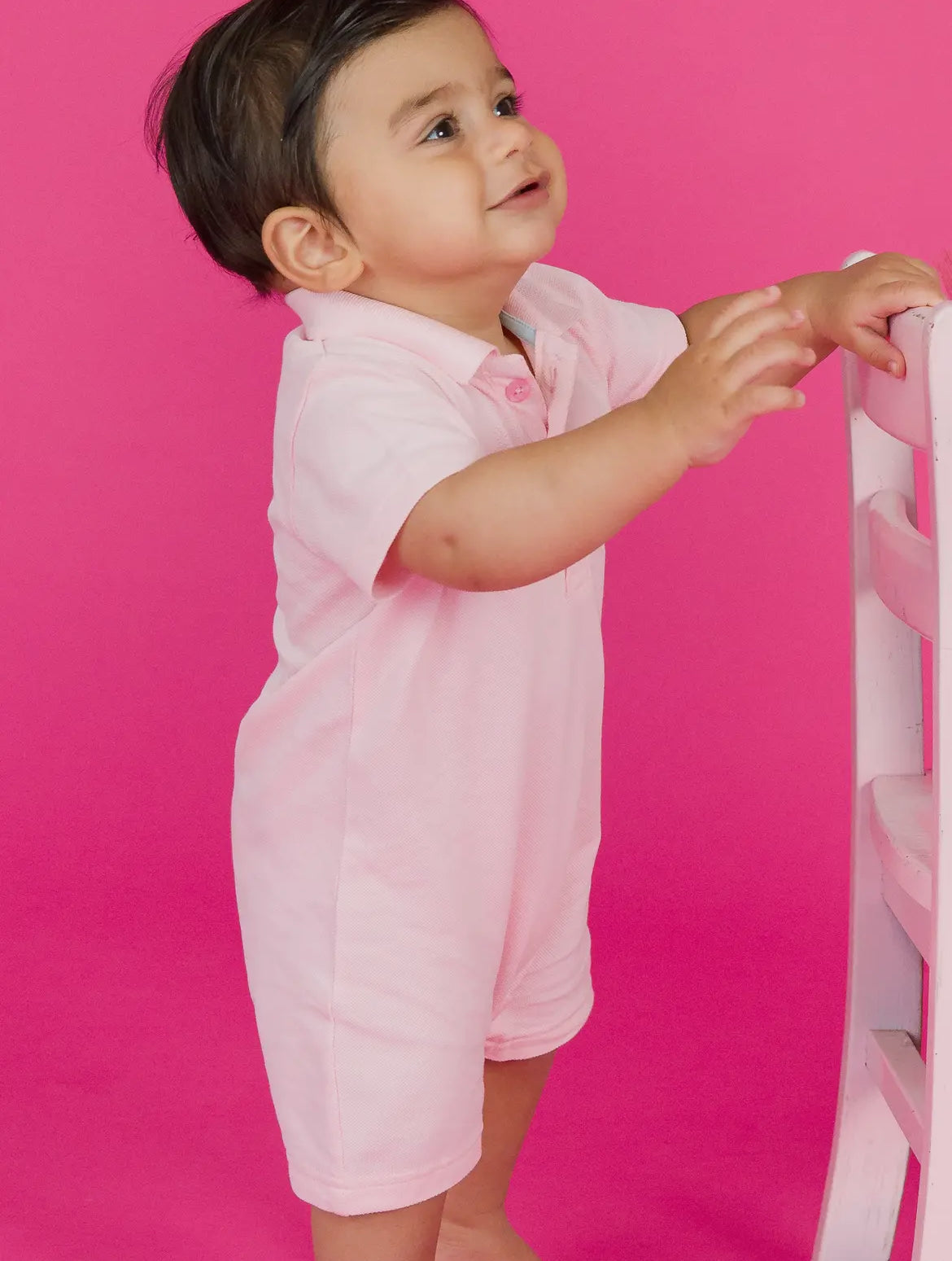 Pink POLO Romper