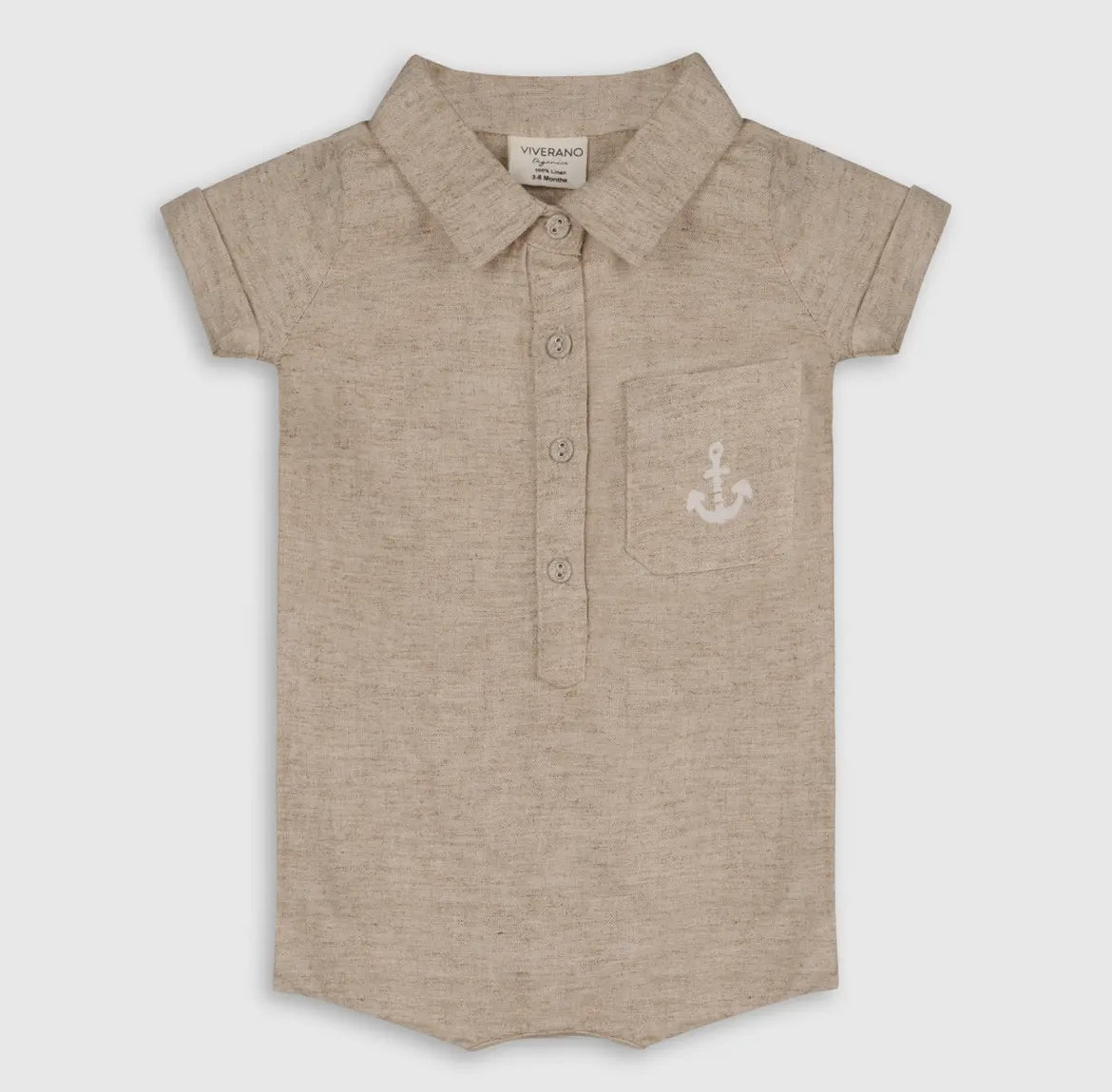 Riley Anchor Linen Romper
