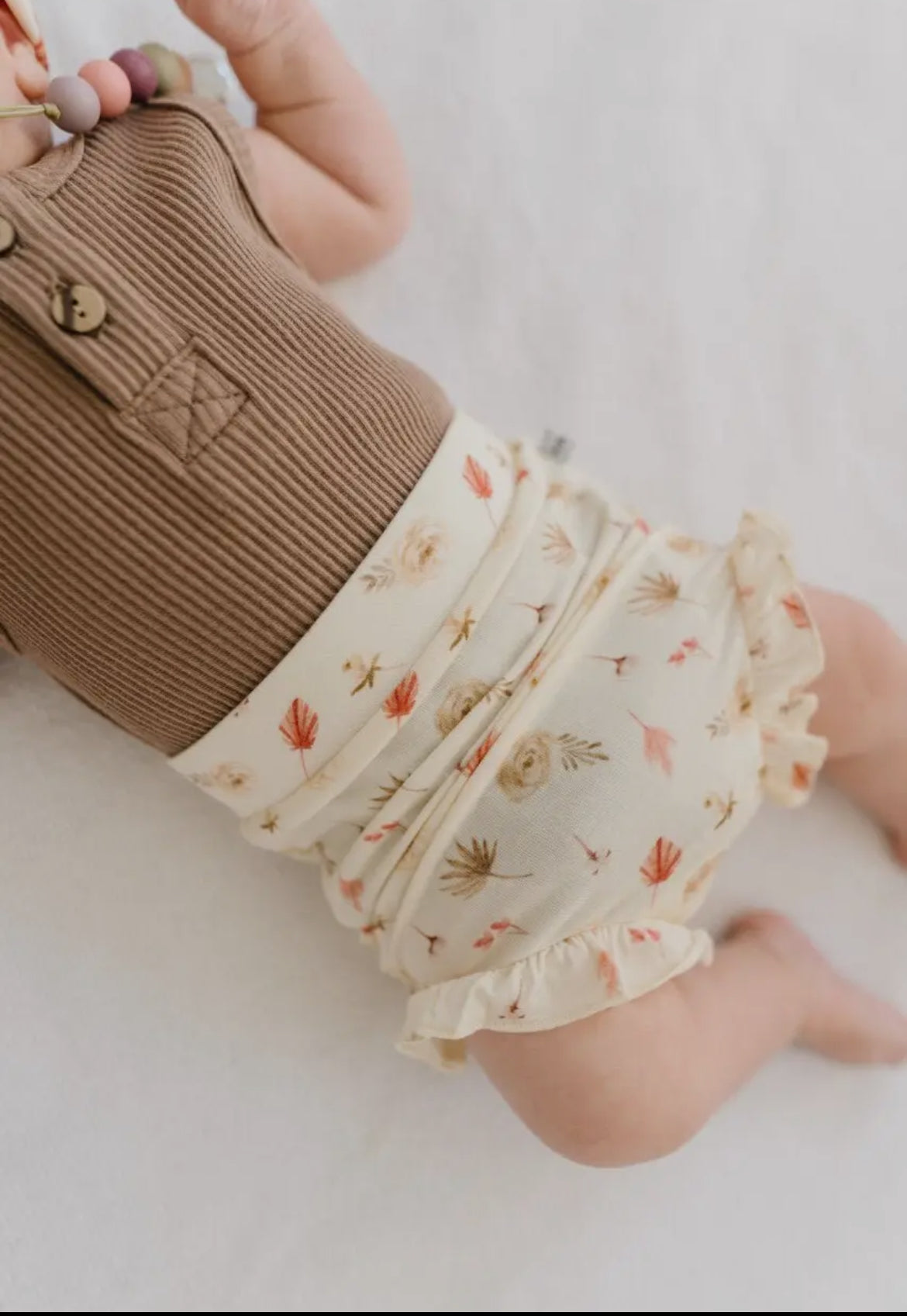 Boho Floral Ruffle Bloomer
