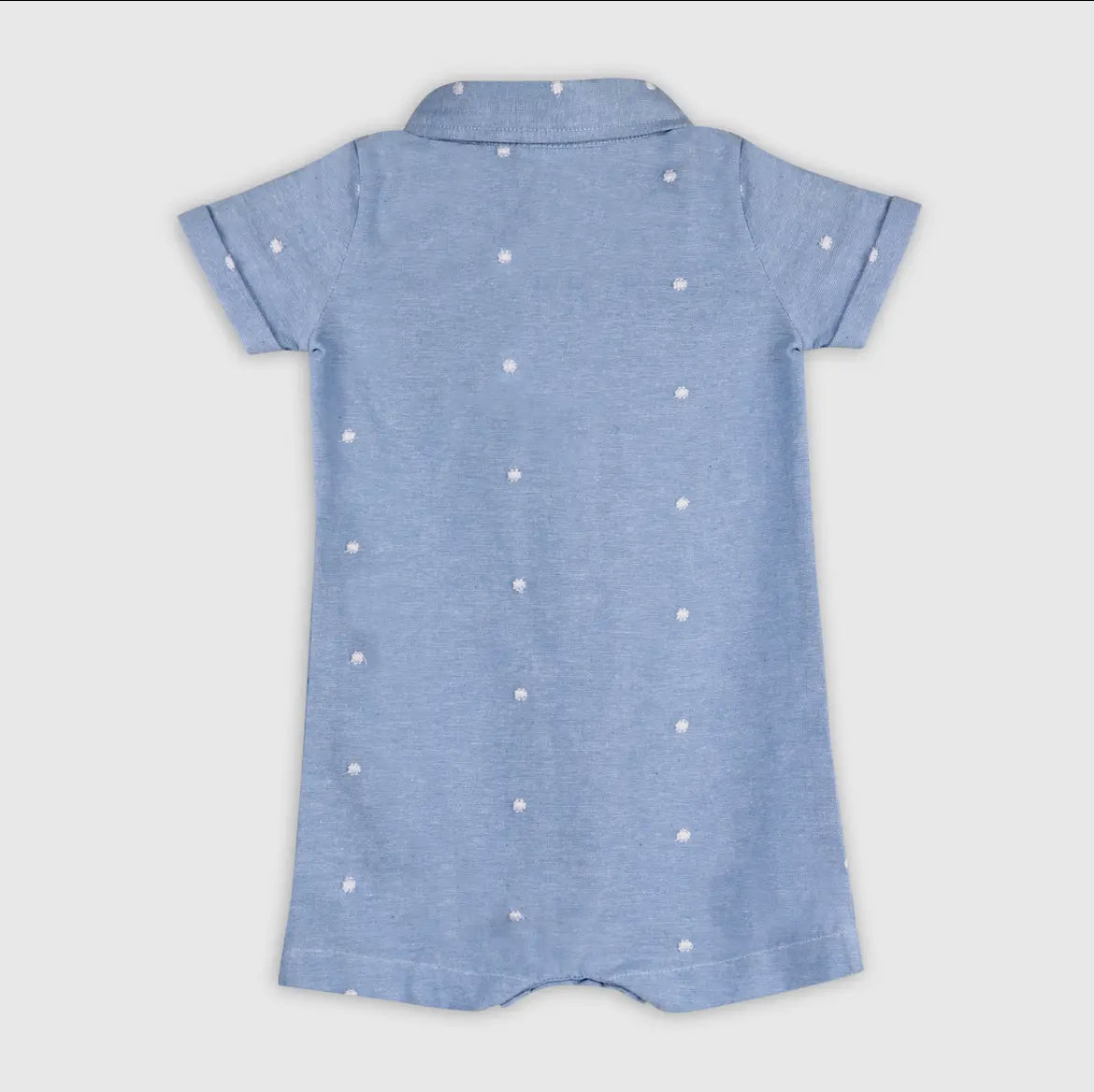 Bowtie Charmer - Blue Romper