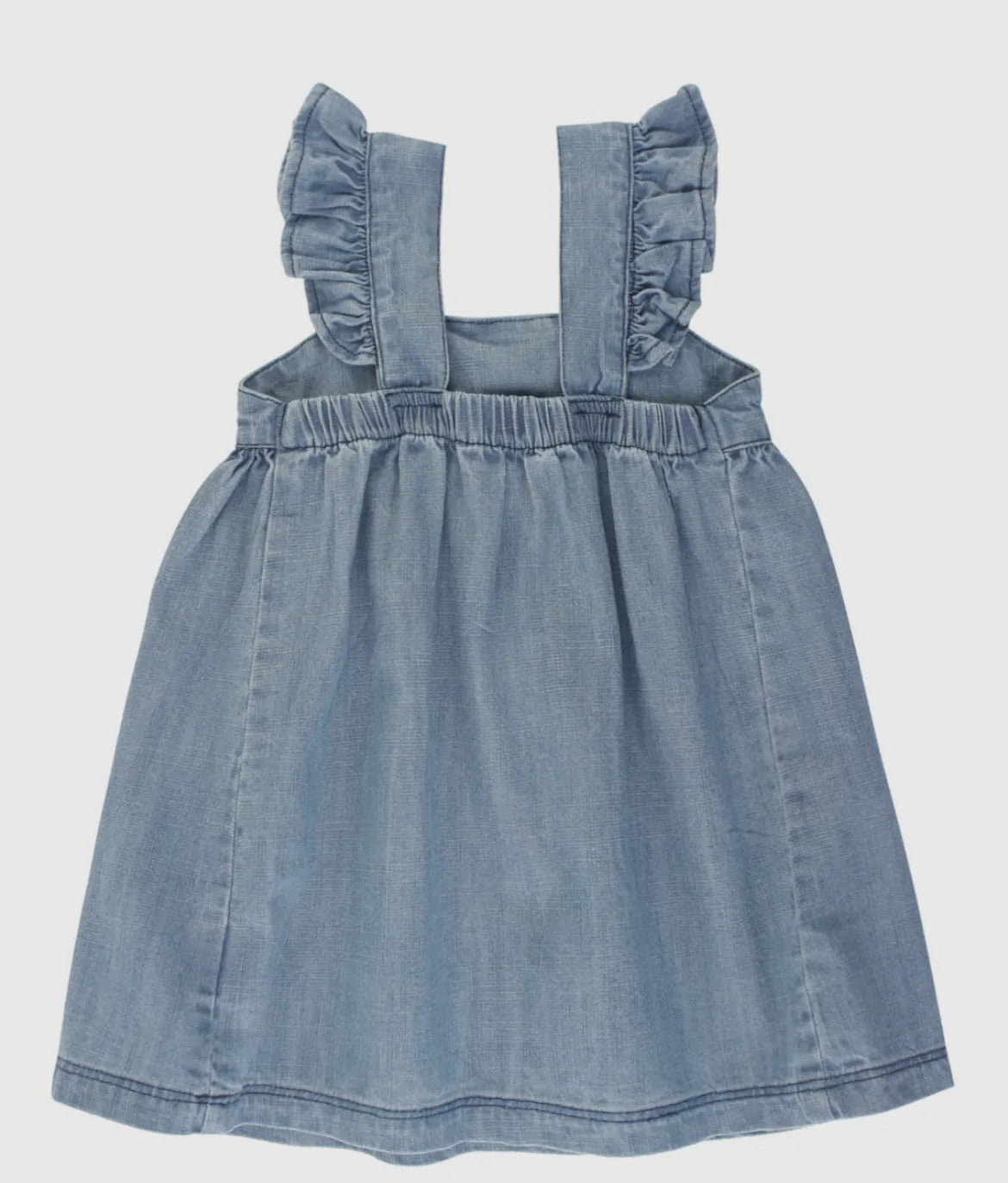 Flutter Bow Denim Dress