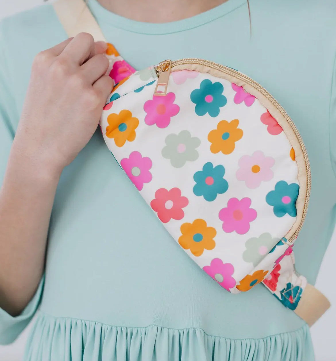 Retro Floral Belt Bag