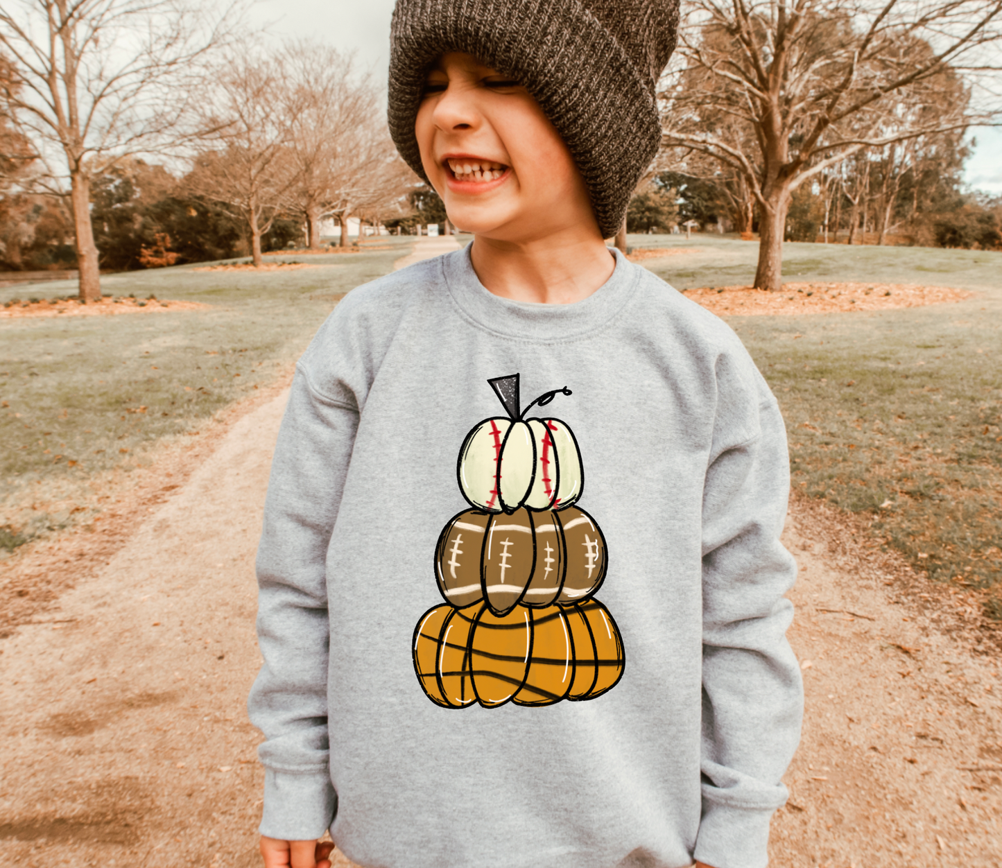 Game Day Pumpkin Sweatshirt