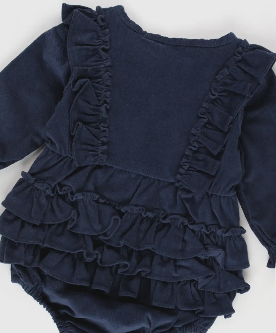 Navy Waterfall Romper