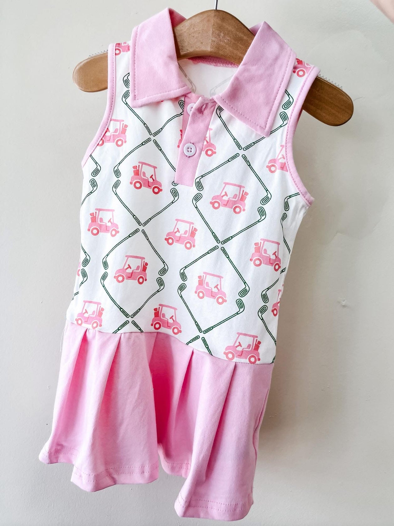 Par-Tee Pink Golf Cart Dress