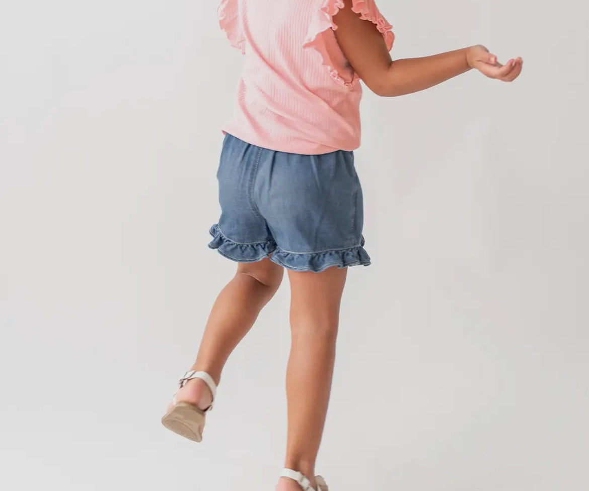 Denim Skort