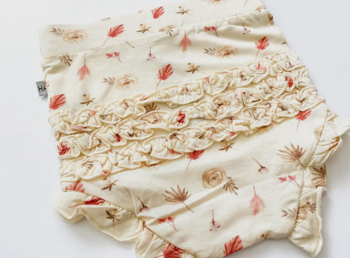 Boho Floral Ruffle Bloomer