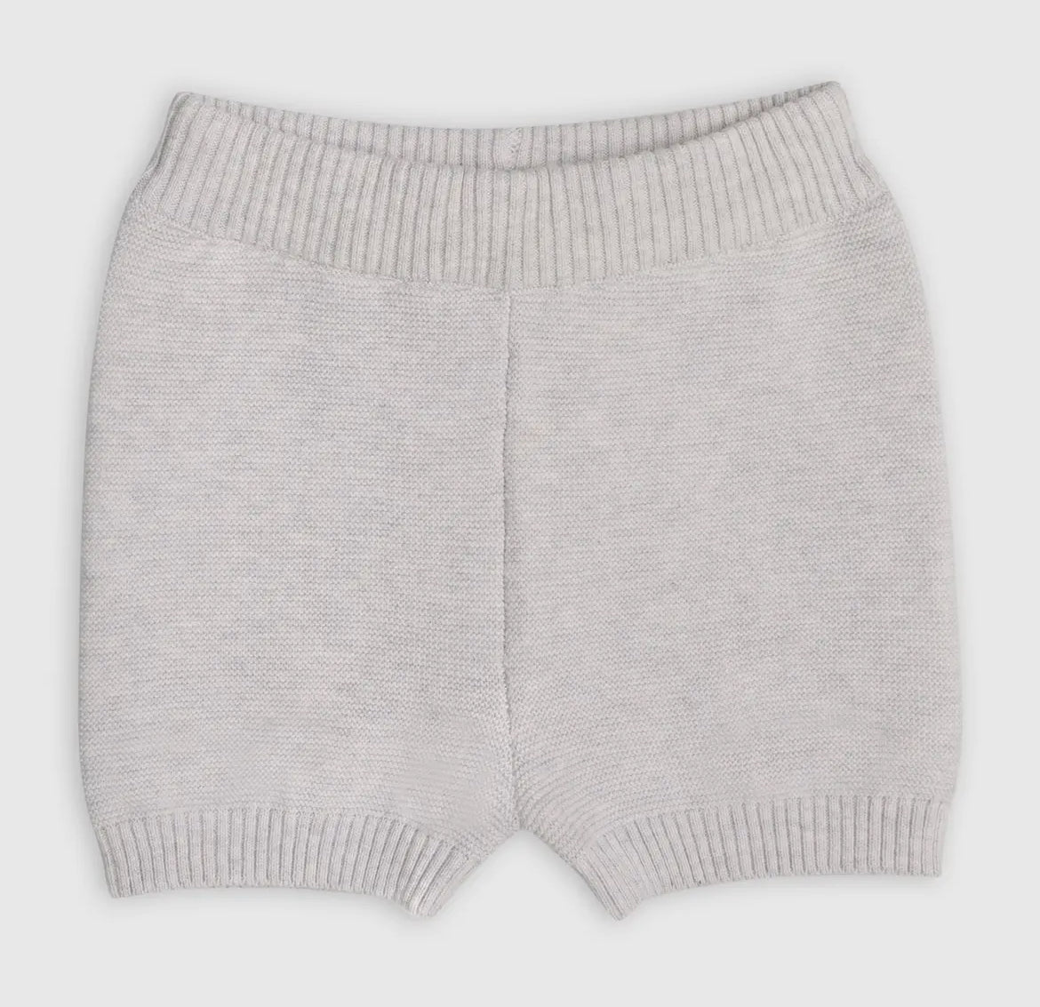 Tennis Collar Knit Stripe Short Set - Blue