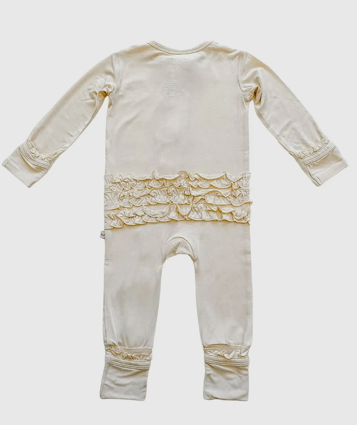 Cream Ruffle Onesie