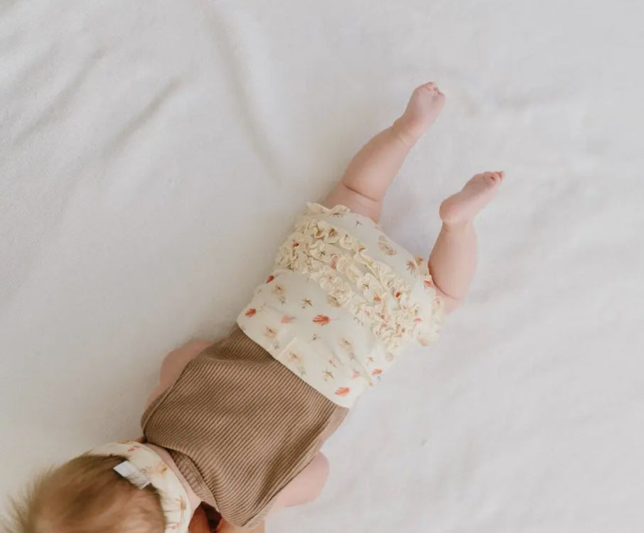 Boho Floral Ruffle Bloomer