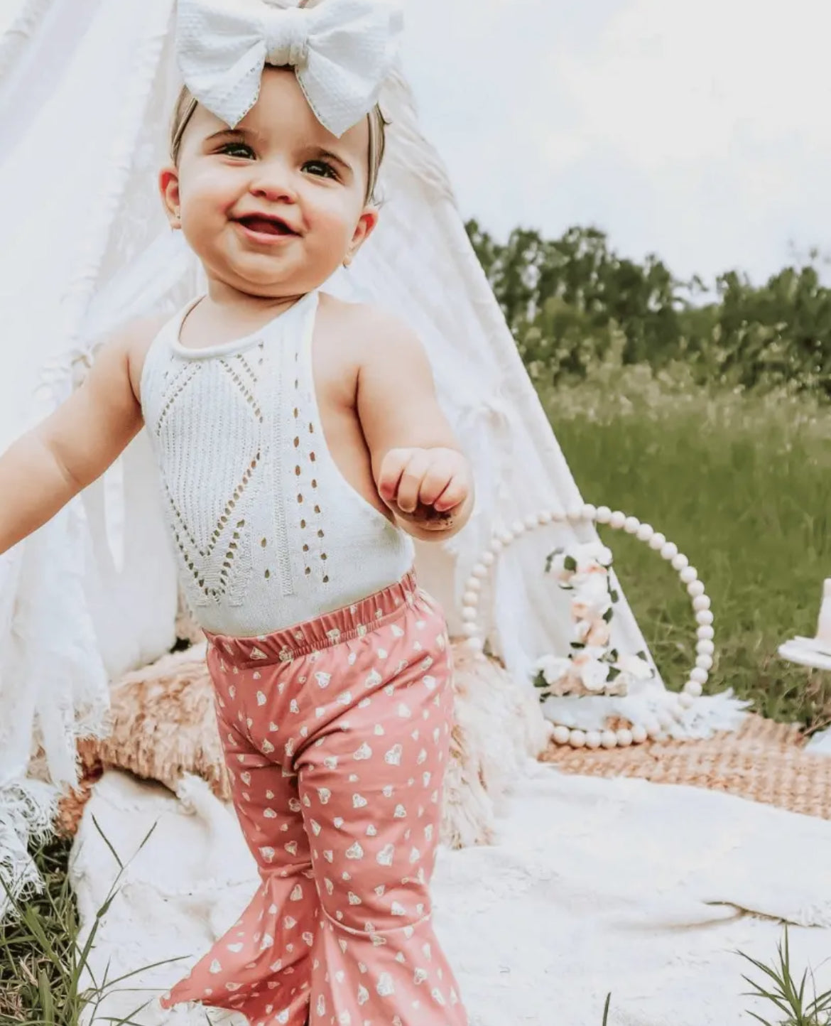 Drake Halter Romper - Gardenia