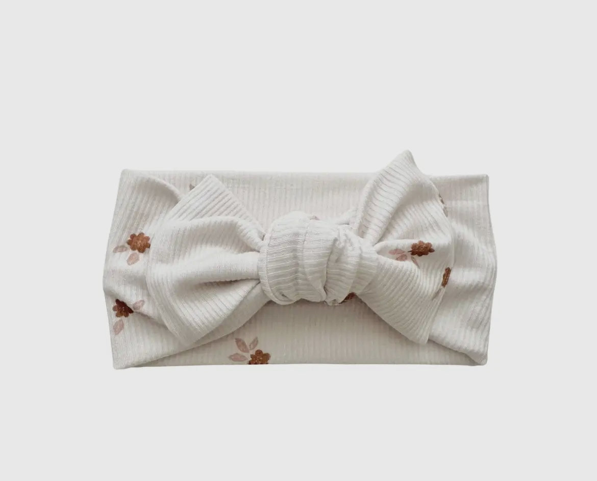 Floral Headband Bow