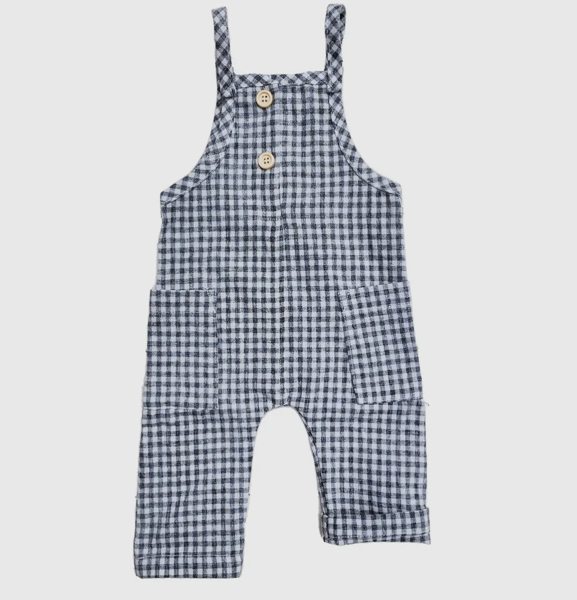 Atticus Gingham Overalls