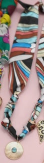 Scarf Charm Necklace