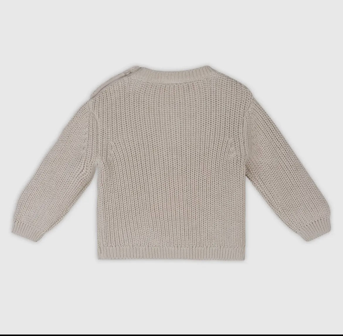 Hippie Flower Chunky Sweater