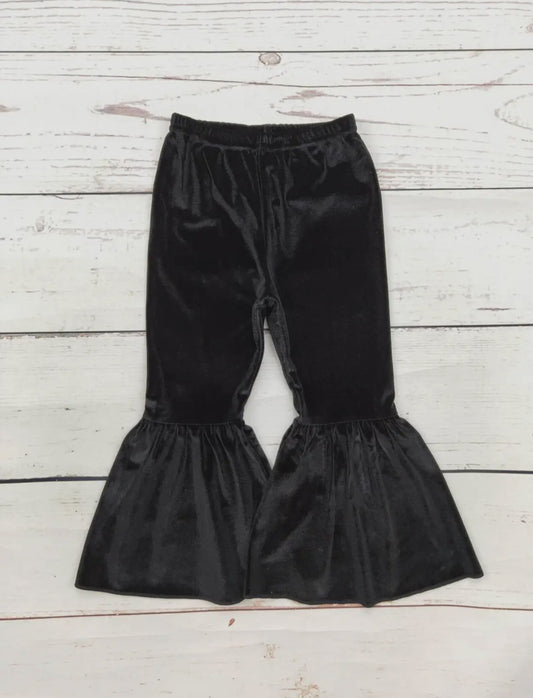 Black Velvet Bell Bottoms