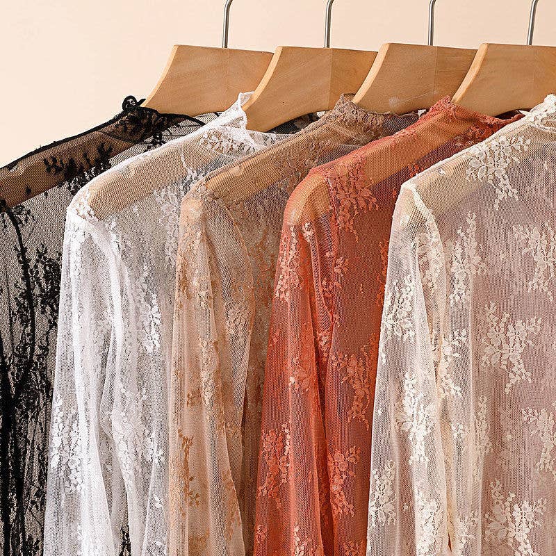 Lace Sheer Top