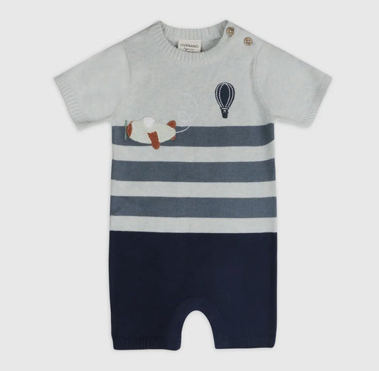 Airplane Knit Romper