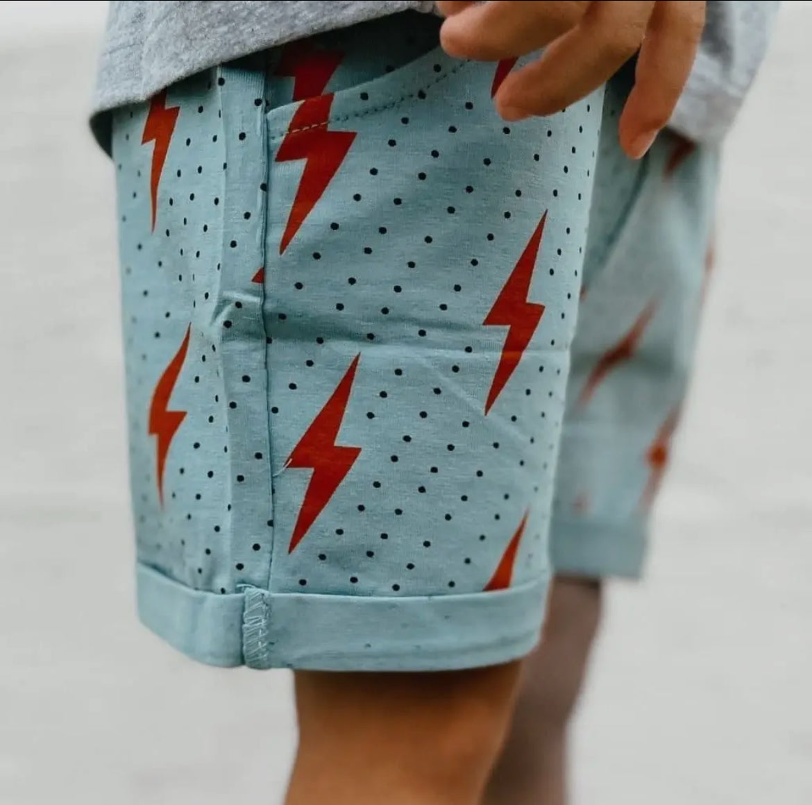 Lightning Bolt Jersey Shorts