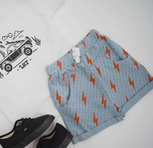 Lightning Bolt Jersey Shorts