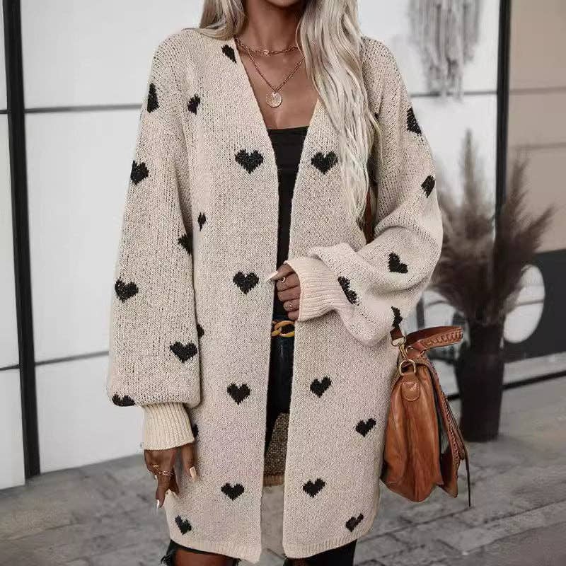 Black Heart  Cardigan