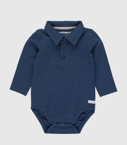 Little Navy Polo Bodysuit