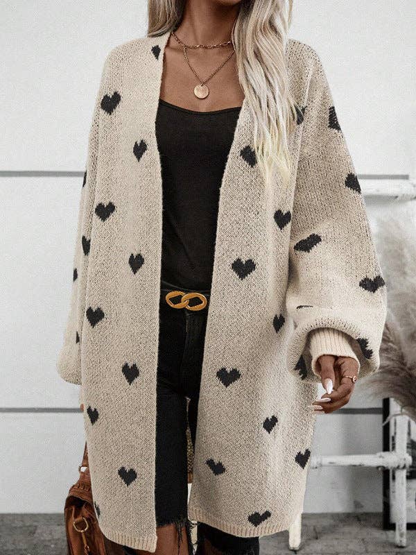 Black Heart  Cardigan