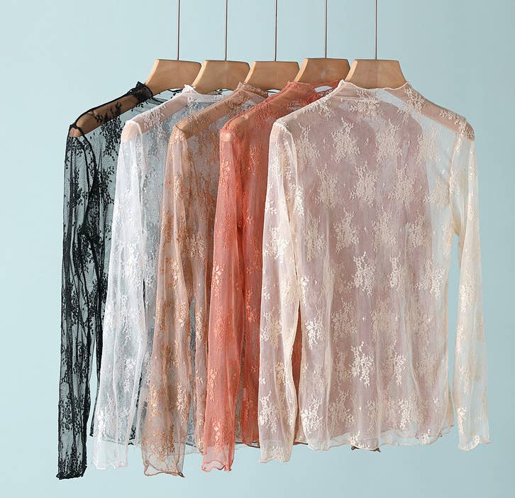 Lace Sheer Top