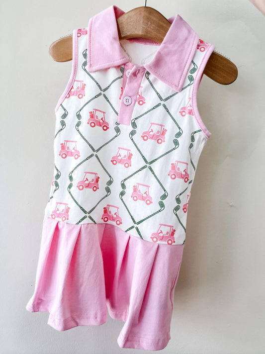Par-Tee Pink Golf Cart Dress