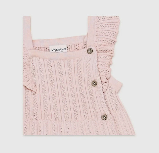 Blush Breeze- Pink Knit Dress