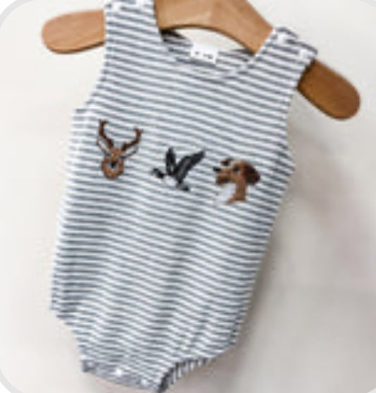 Hunting Sleeveless Romper