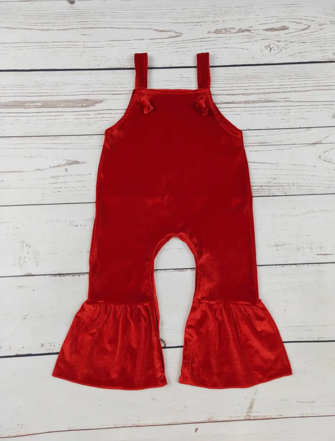 Red Velvet Bell Bottoms