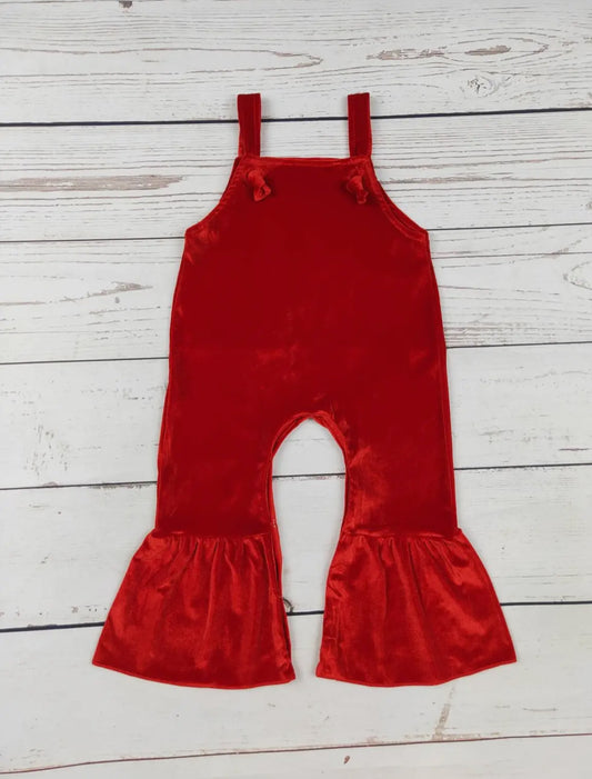 Red Velvet Bell Bottoms