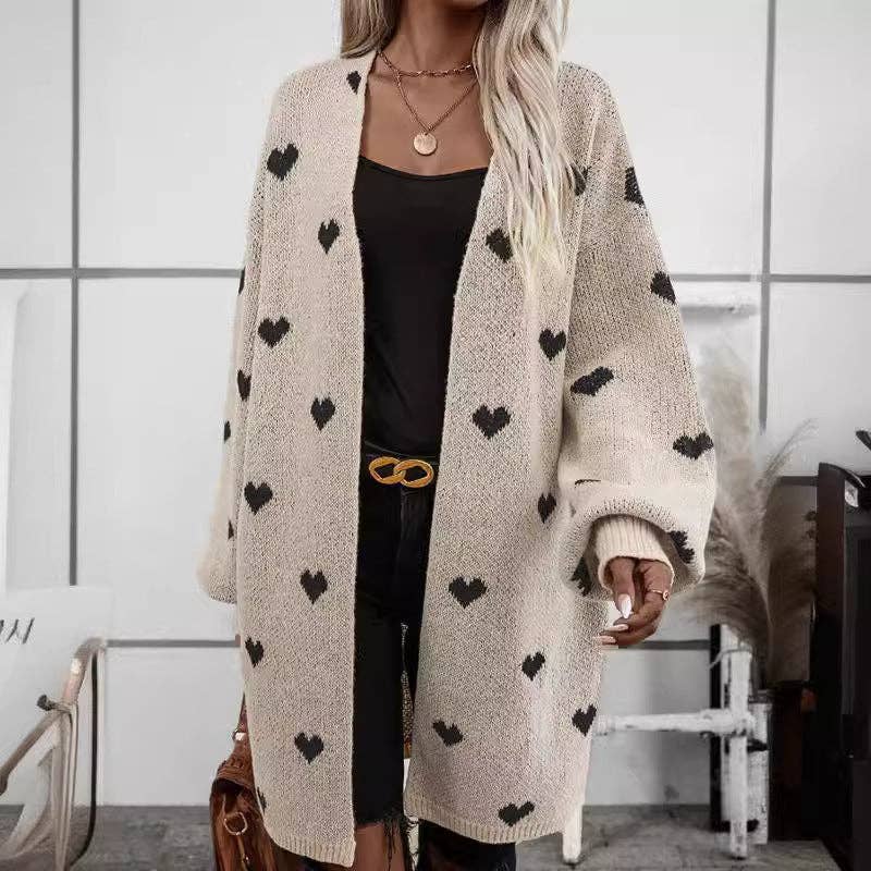 Black Heart  Cardigan
