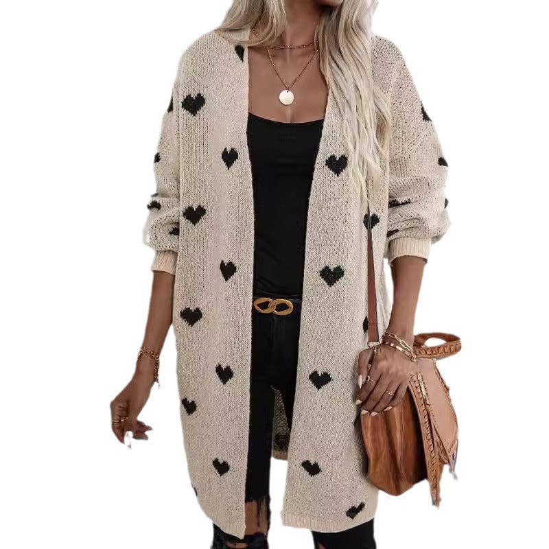 Black Heart  Cardigan