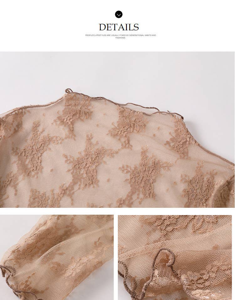 Lace Sheer Top