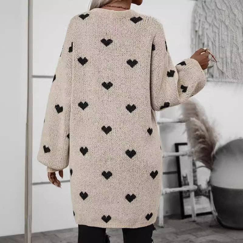 Black Heart  Cardigan